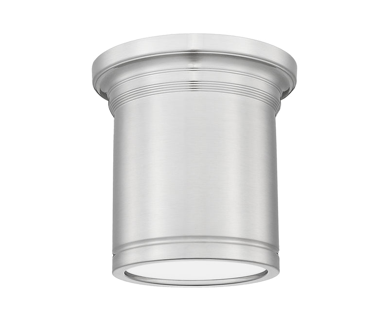 Bentley 1 Light 8" Flush Mount in Brushed Nickel