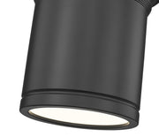 Bentley 1 Light 8" Flush Mount in Matte Black