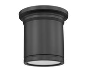 Bentley 1 Light 8" Flush Mount in Matte Black