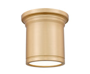 Bentley 1 Light 8" Flush Mount in Modern Gold