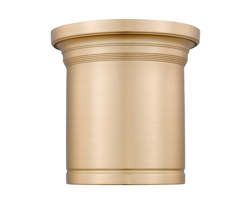 Bentley 1 Light 8" Flush Mount in Modern Gold