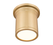 Bentley 1 Light 8" Flush Mount in Modern Gold