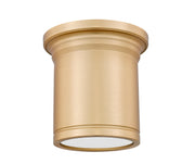 Bentley 1 Light 8" Flush Mount in Modern Gold