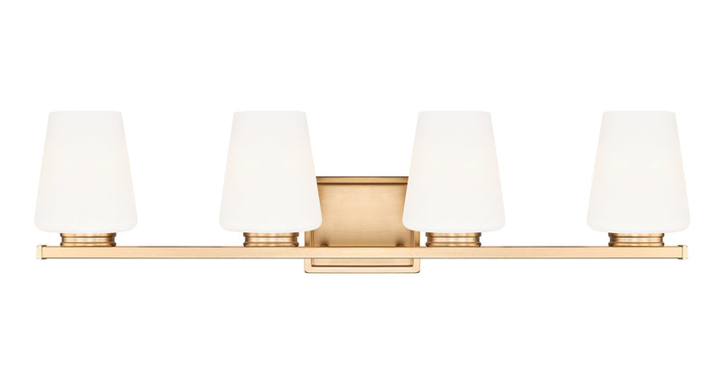 Nextra 4 Light 32" Vanity Light in Modern Gold