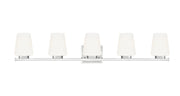 Nextra 5 Light 42" Vanity Light in Brushed Nickel
