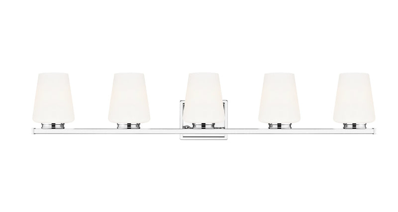 Nextra 5 Light 42" Vanity Light in Chrome