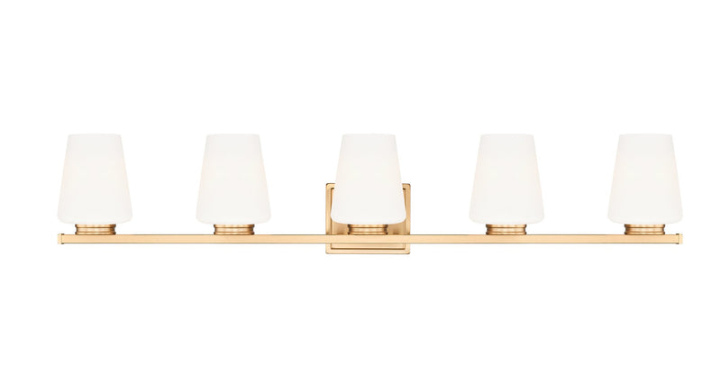 Nextra 5 Light 42" Vanity Light in Modern Gold