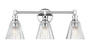 Auden 3 Light 23.75" Vanity Light in Chrome