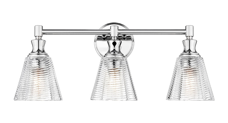 Auden 3 Light 23.75" Vanity Light in Chrome