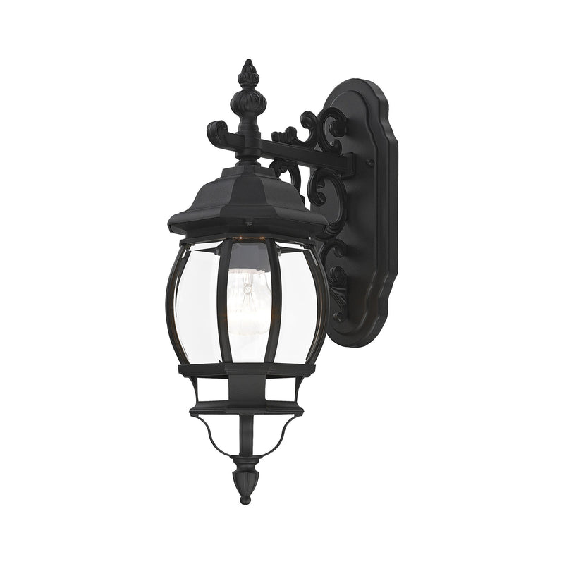 Frontenac Small 19" Outdoor Wall Lantern in Textured Black