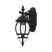 Frontenac Small 19" Outdoor Wall Lantern in Textured Black