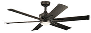 Szeplo Patio 60" Outdoor Ceiling Fan with Light in Olde Bronze
