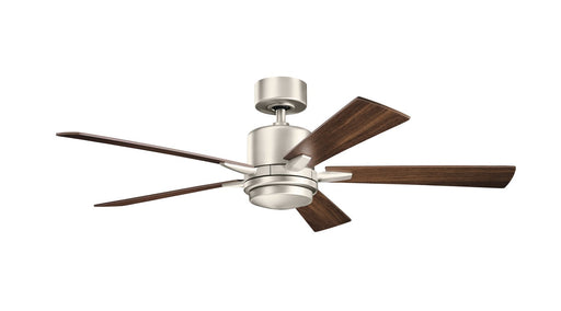Lucian Elite 52" Ceiling Fan with Light in Brushed Nickel