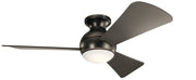 Sola 44" Outdoor Ceiling Fan with Light in Olde Bronze