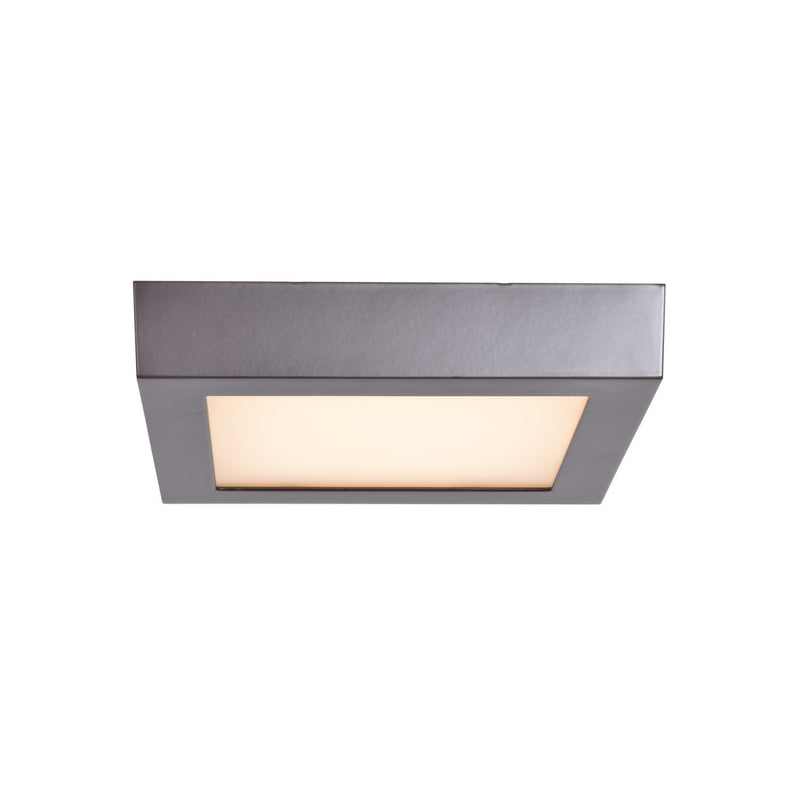 Strike 2.0 Square LED Flush Mount in Bronze
