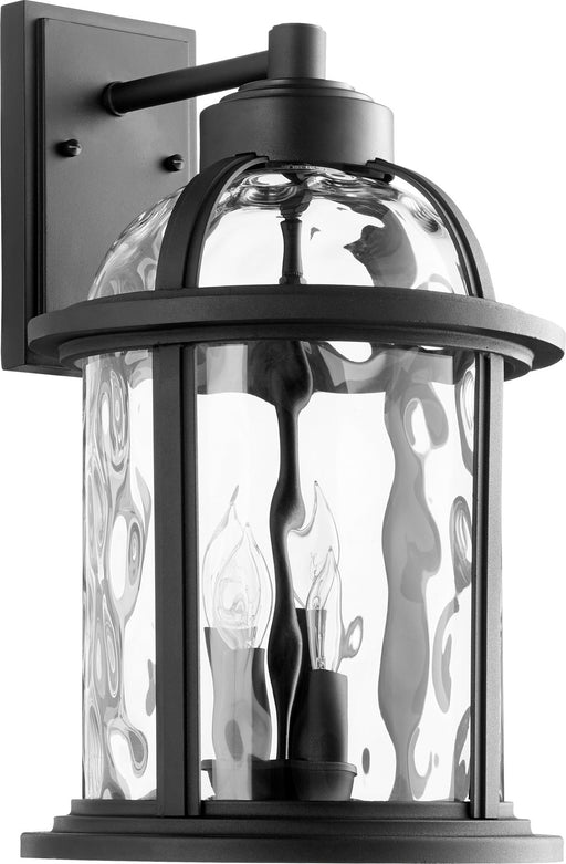 Winston 18" 4 Light Outdoor Wall Lantern in Textured Black
