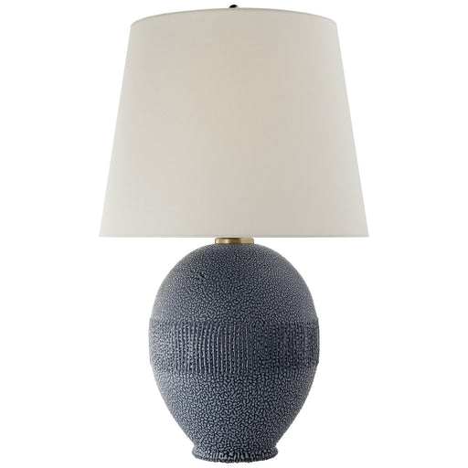 Toulon Table Lamp in Beaded Blue