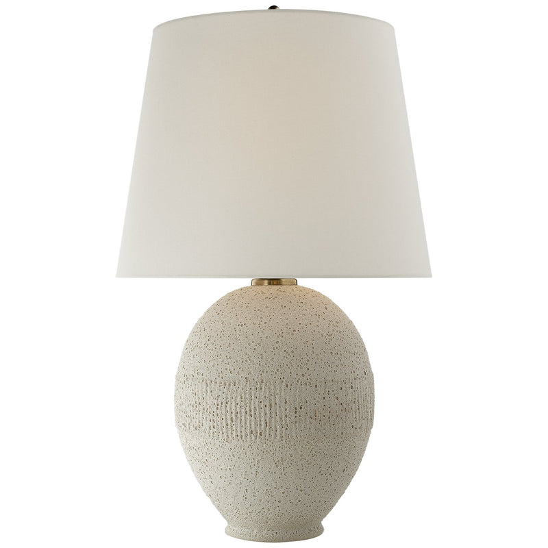 Toulon Table Lamp in Volcanic Ivory
