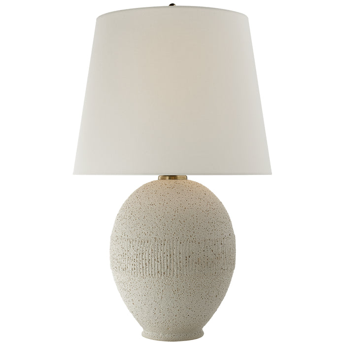 Toulon One Light Table Lamp in Volcanic Ivory