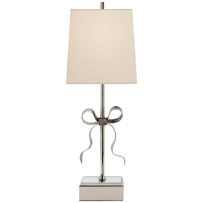 Ellery One Light Table Lamp in Polished Nickel