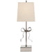 Ellery One Light Table Lamp in Polished Nickel