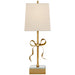 Ellery One Light Table Lamp in Soft Brass
