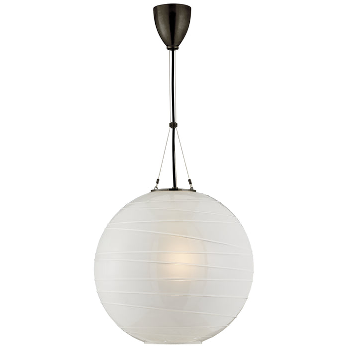 Hailey One Light Pendant in Gun Metal