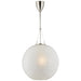 Hailey One Light Pendant in Polished Nickel