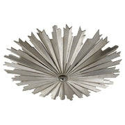 Claymore Grande Flush Mount in Burnished Silver Leaf