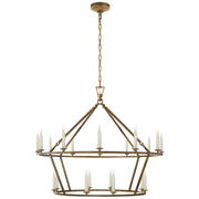 Darlana 20 Light Chandelier in Gilded Iron