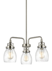 Belton 3-Light Chandelier in Brushed Nickel