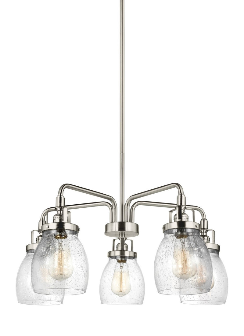 Belton 5-Light Chandelier in Brushed Nickel