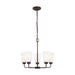 Kerrville Five Light Chandelier in Bronze