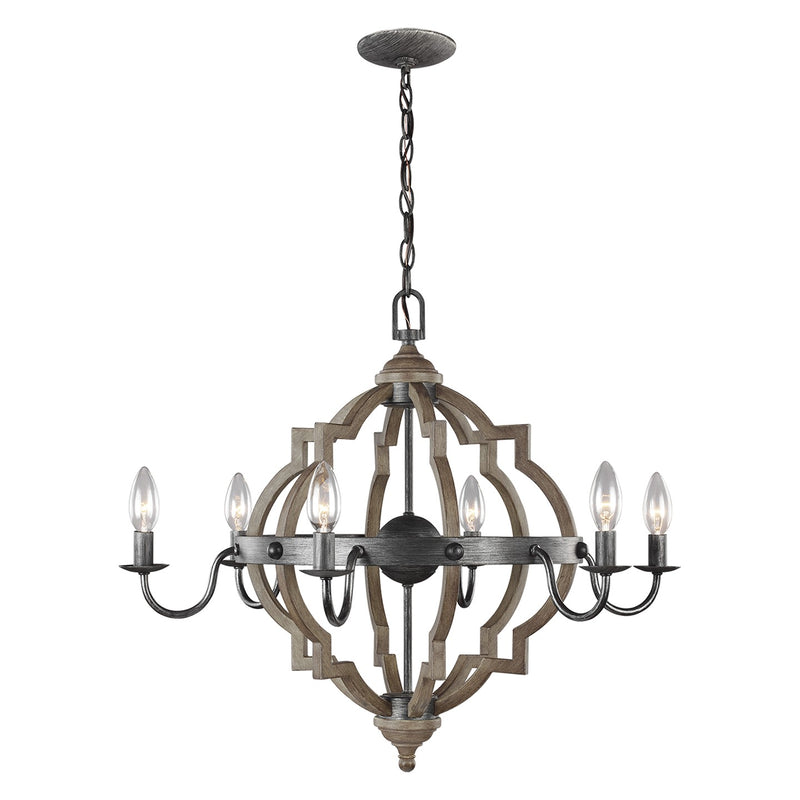 Socorro 6-Light Chandelier - Lamps Expo