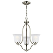 Emmons 3-Light Chandelier in Brushed Nickel