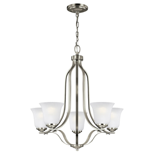 Emmons 5-Light Chandelier in Brushed Nickel