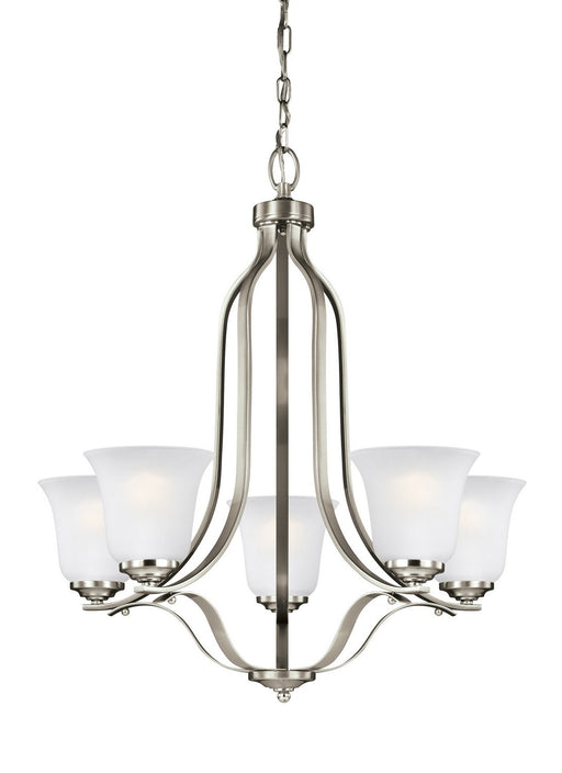 Emmons 5-Light Chandelier in Brushed Nickel