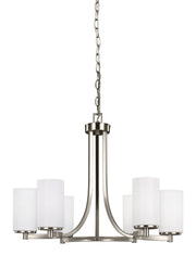 Hettinger 6-Light Chandelier in Brushed Nickel