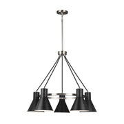 Towner 5-Light Chandelier in Brushed Nickel