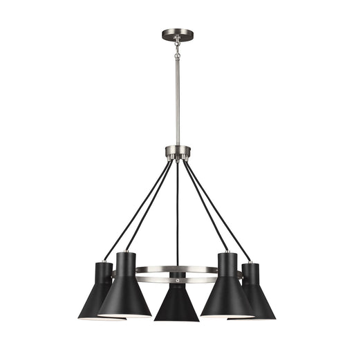 Towner 5-Light Chandelier in Brushed Nickel