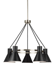 Towner 5-Light Chandelier in Brushed Nickel