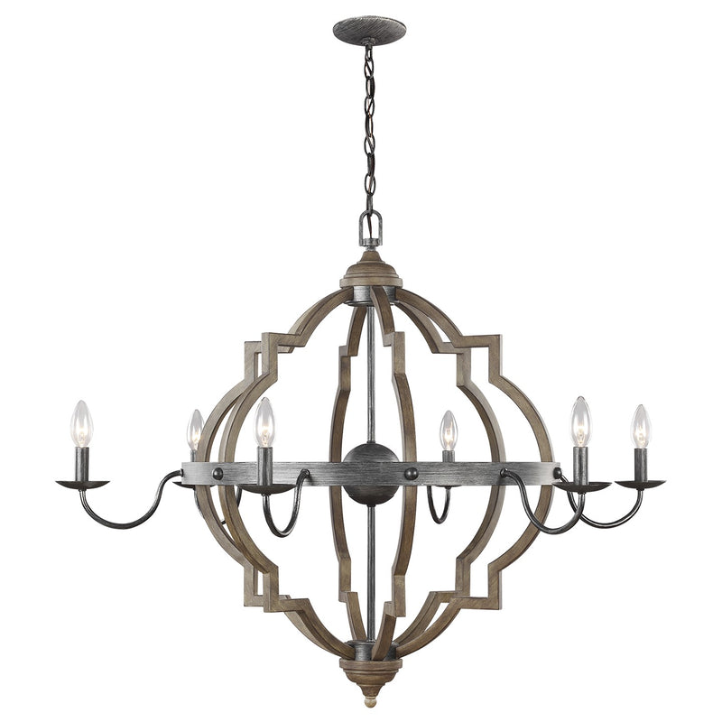 Socorro 6-Light Chandelier - Lamps Expo