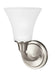 Metcalf One Light Wall / Bath Sconce in Brushed Nickel