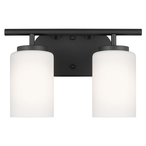 Oslo Two Light Wall / Bath in Midnight Black
