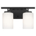 Oslo Two Light Wall / Bath in Midnight Black