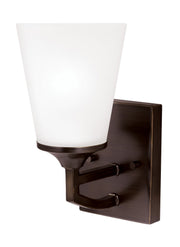 Hanford One Light Wall / Bath Sconce in Bronze