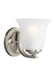 Emmons One Light Wall / Bath Sconce in Brushed Nickel