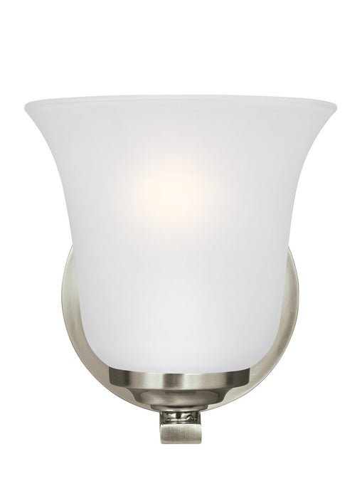 Emmons One Light Wall / Bath Sconce in Brushed Nickel