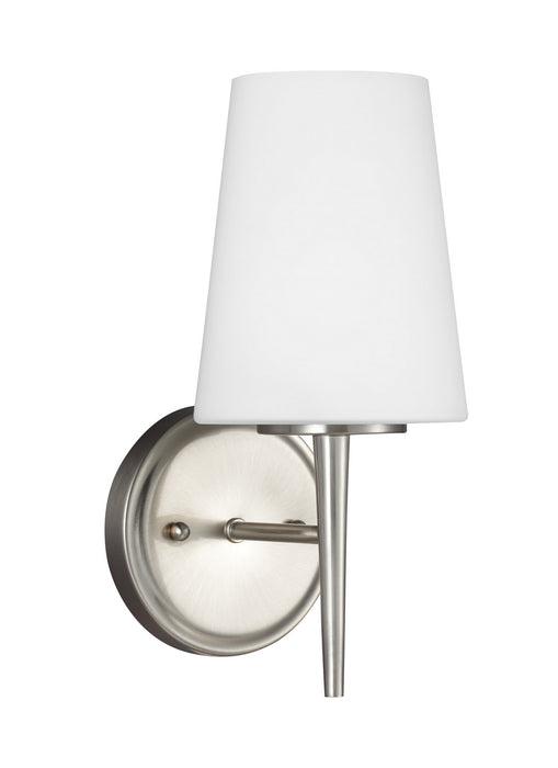 Driscoll One Light Wall / Bath Sconce in Brushed Nickel