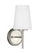 Driscoll One Light Wall / Bath Sconce in Brushed Nickel